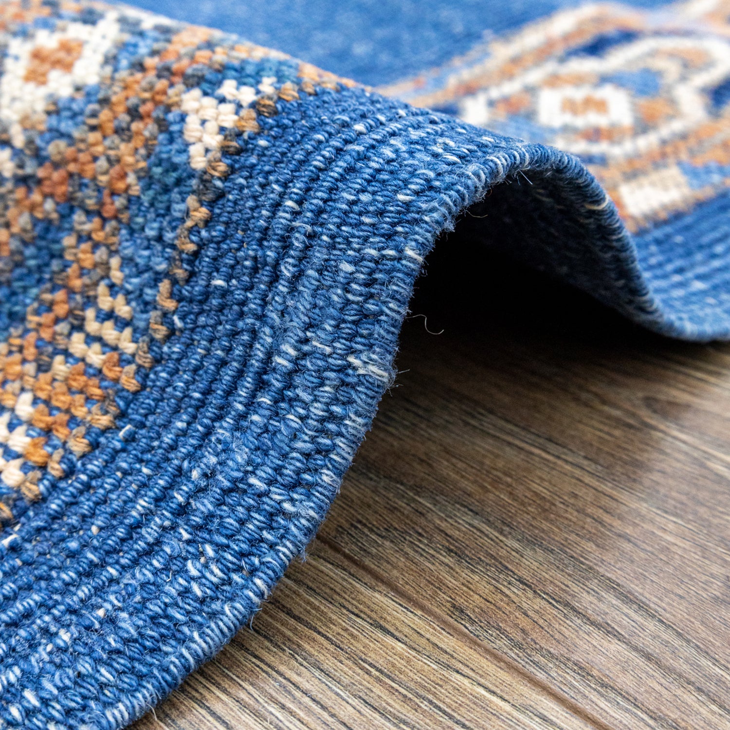 Salin Etnik Bordürlü El Dokuma Halı Kilim 85x133 cm-Kilim & Halı-Soho Antiq-NowShopFun