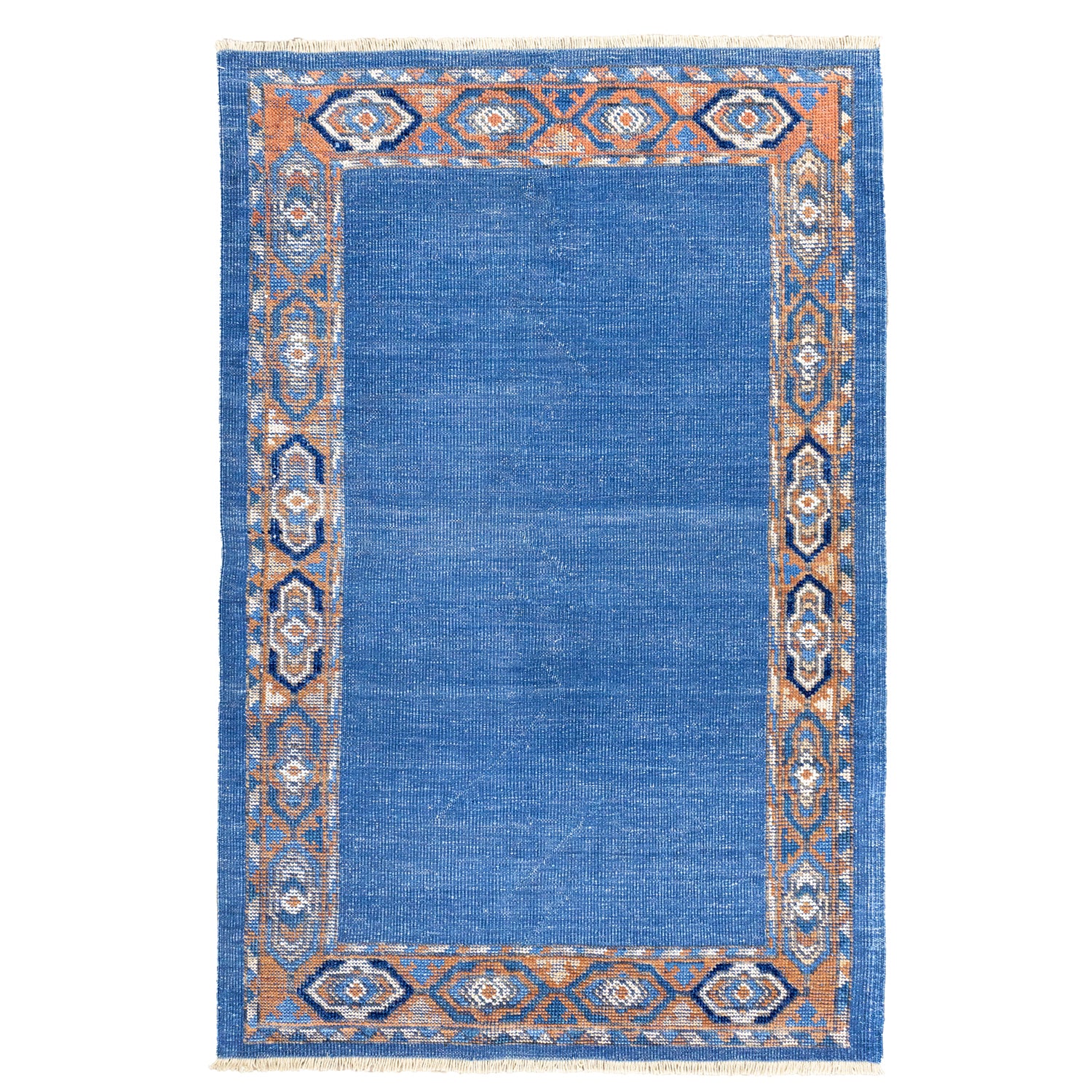 Salin Etnik Bordürlü El Dokuma Halı Kilim 85x133 cm-Kilim & Halı-Soho Antiq-NowShopFun