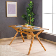 Aira Dikdörtgen Yemek Masası-Yemek Masası-Furnirem-Medium-Ceviz-NowShopFun