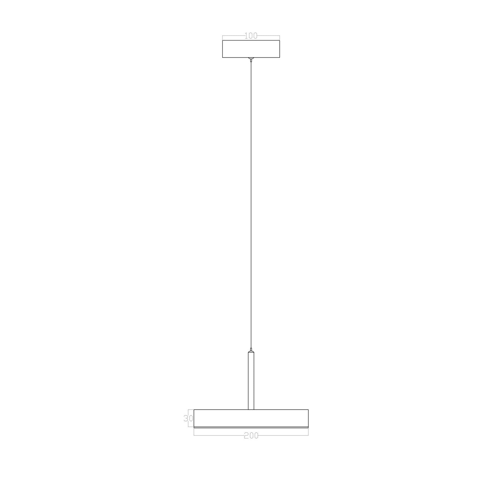 Sarkıt Yatak Başı Led Avize Salut 20 Cm