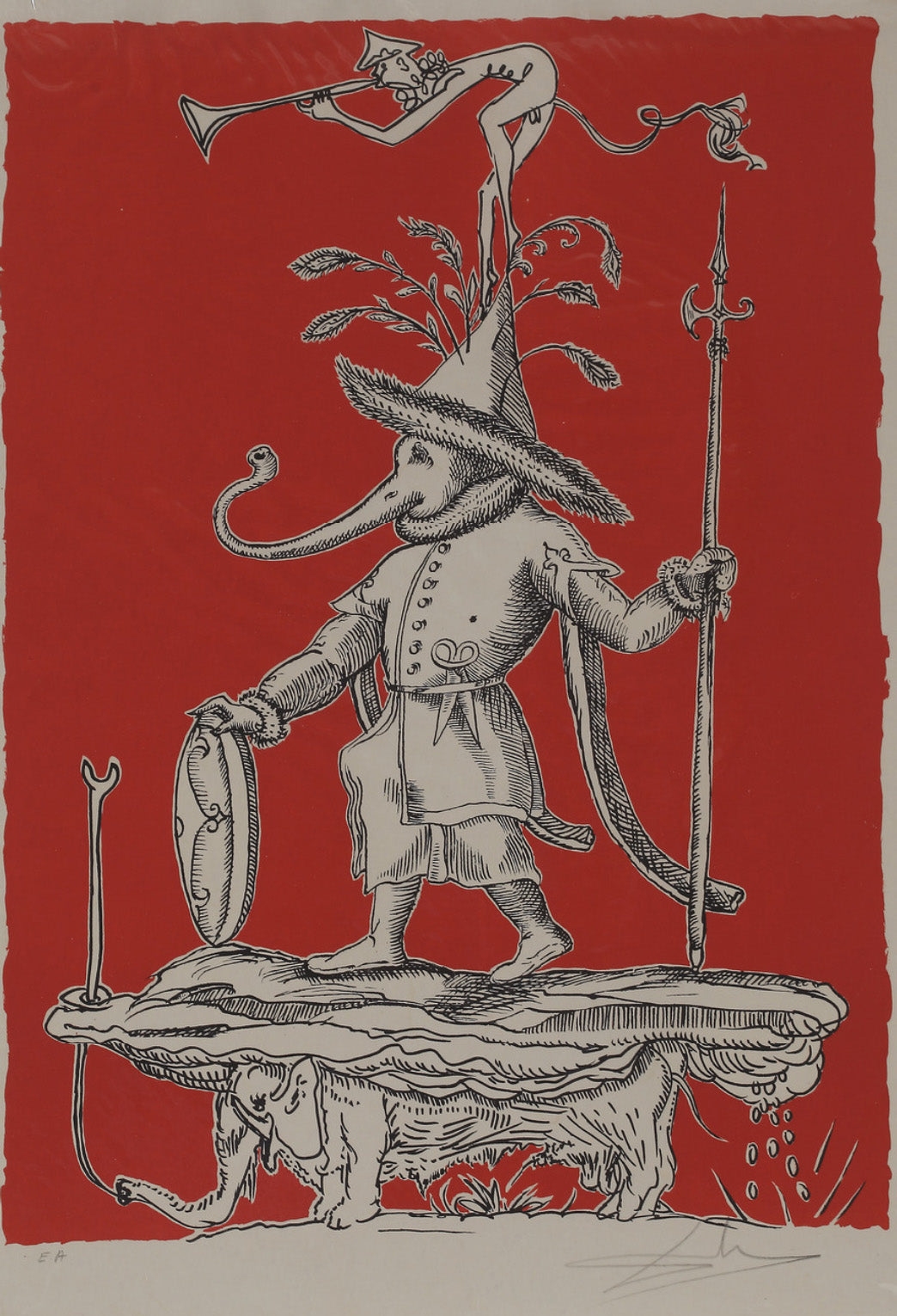 Salvador Dalí - Pantagruel’in Gülünç Düşleri Fine Art Baskı