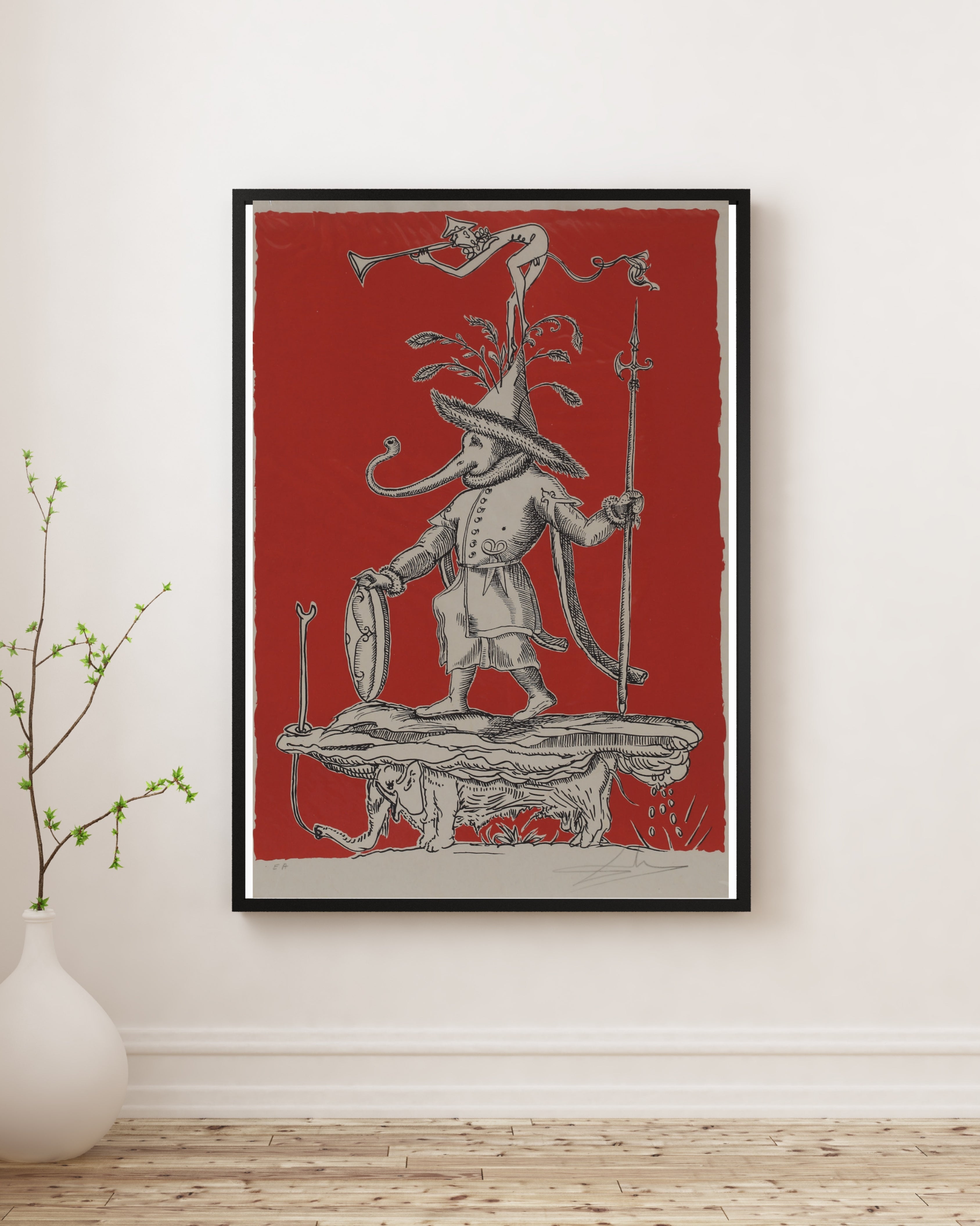 Salvador Dalí - Pantagruel’in Gülünç Düşleri Fine Art Baskı