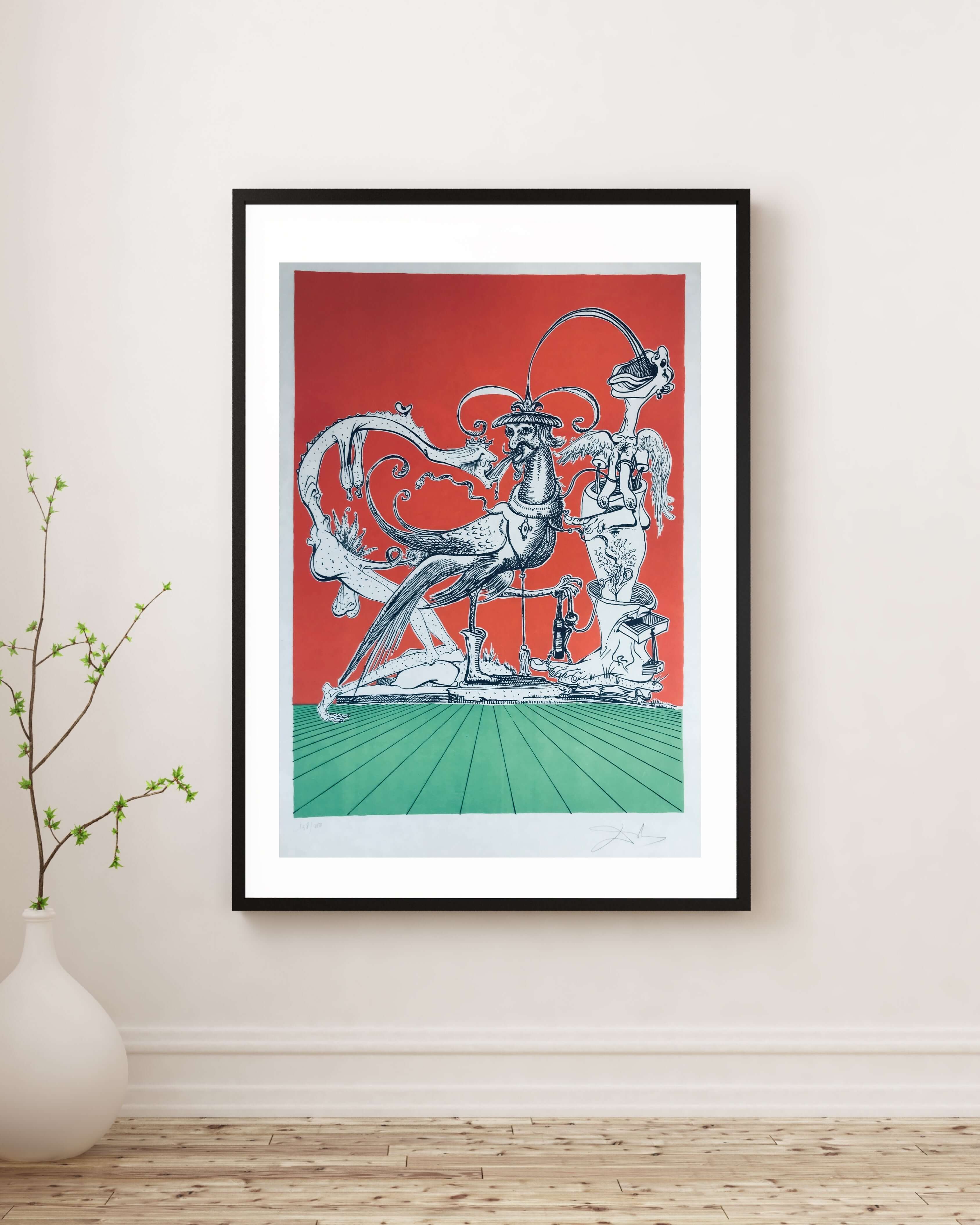 Salvador Dalí - Yamyam Gurmeler - Pantagrue fine art baskı