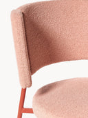 Samantha Bouclé Modern Yemek Sandalyesi 2'li Set