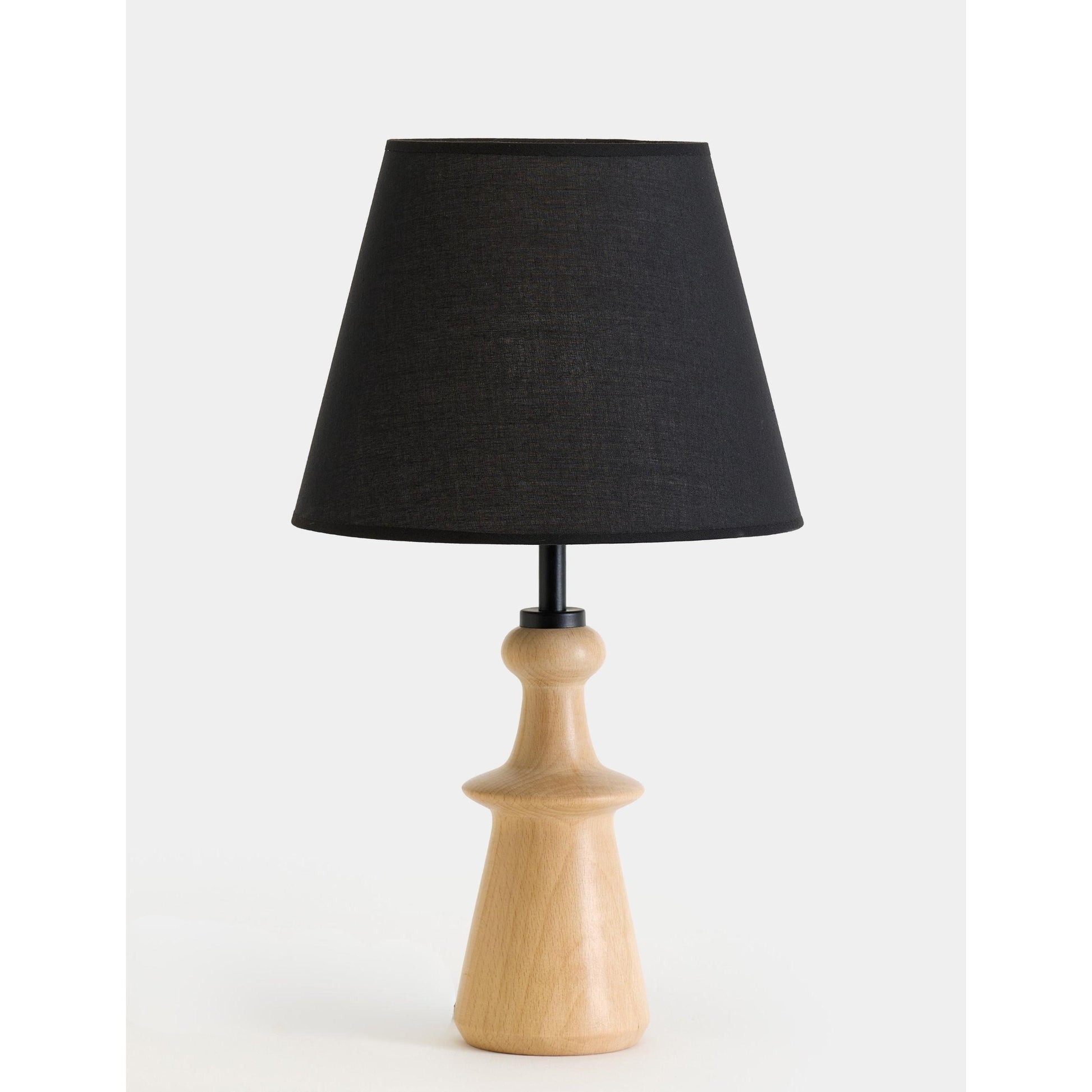 Sandnes Kumaş Şapkalı Ahşap Abajur