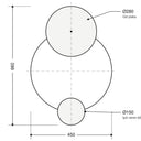 Sandulf Metal Aplik-Aplik-Voxlamp-3000 Kelvin-NowShopFun