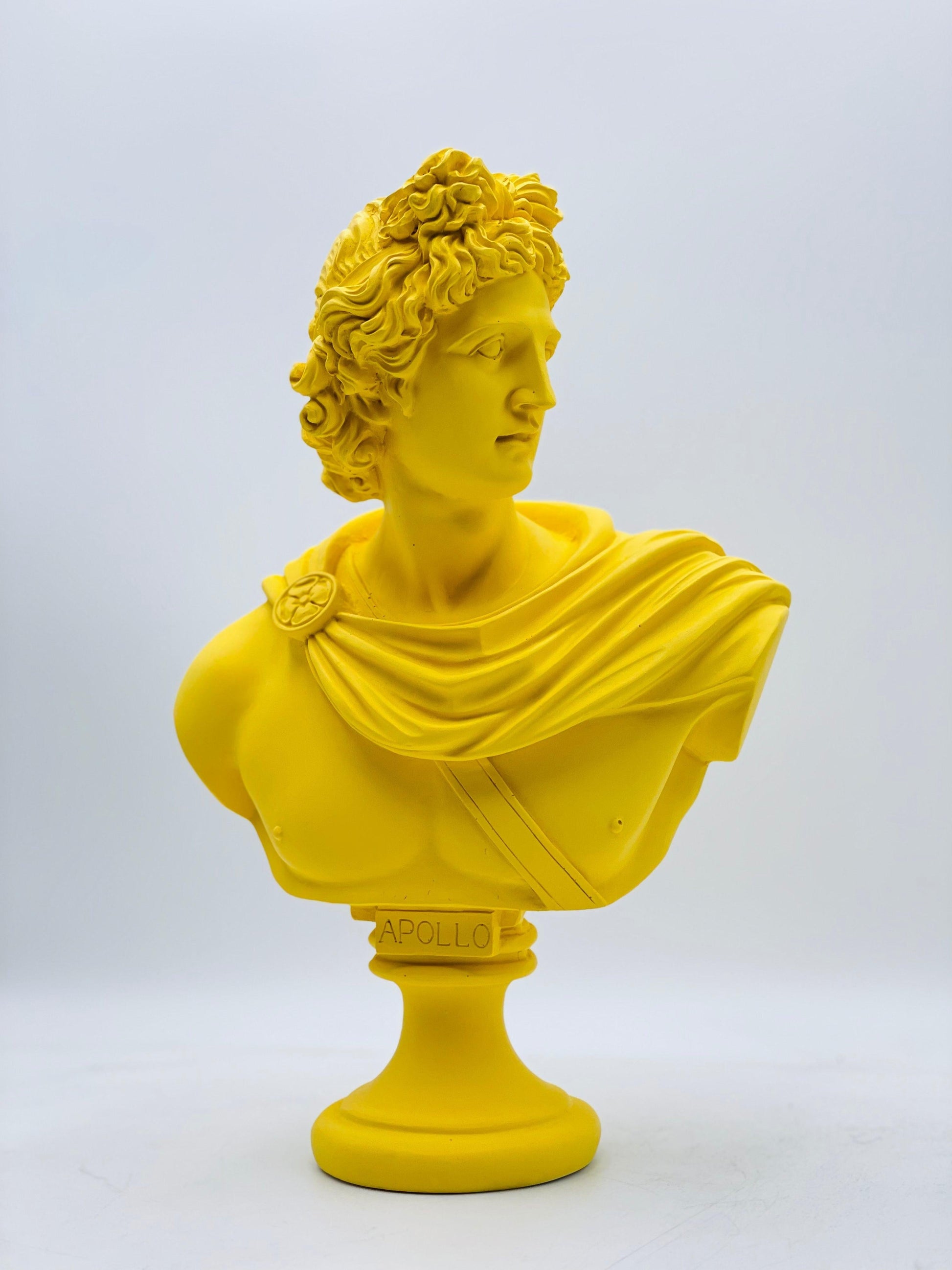 Sarı Apollo Heykeli | Pop Art & Modern Dekoratif Heykel-Heykel-And Iconic Art Store-NowShopFun