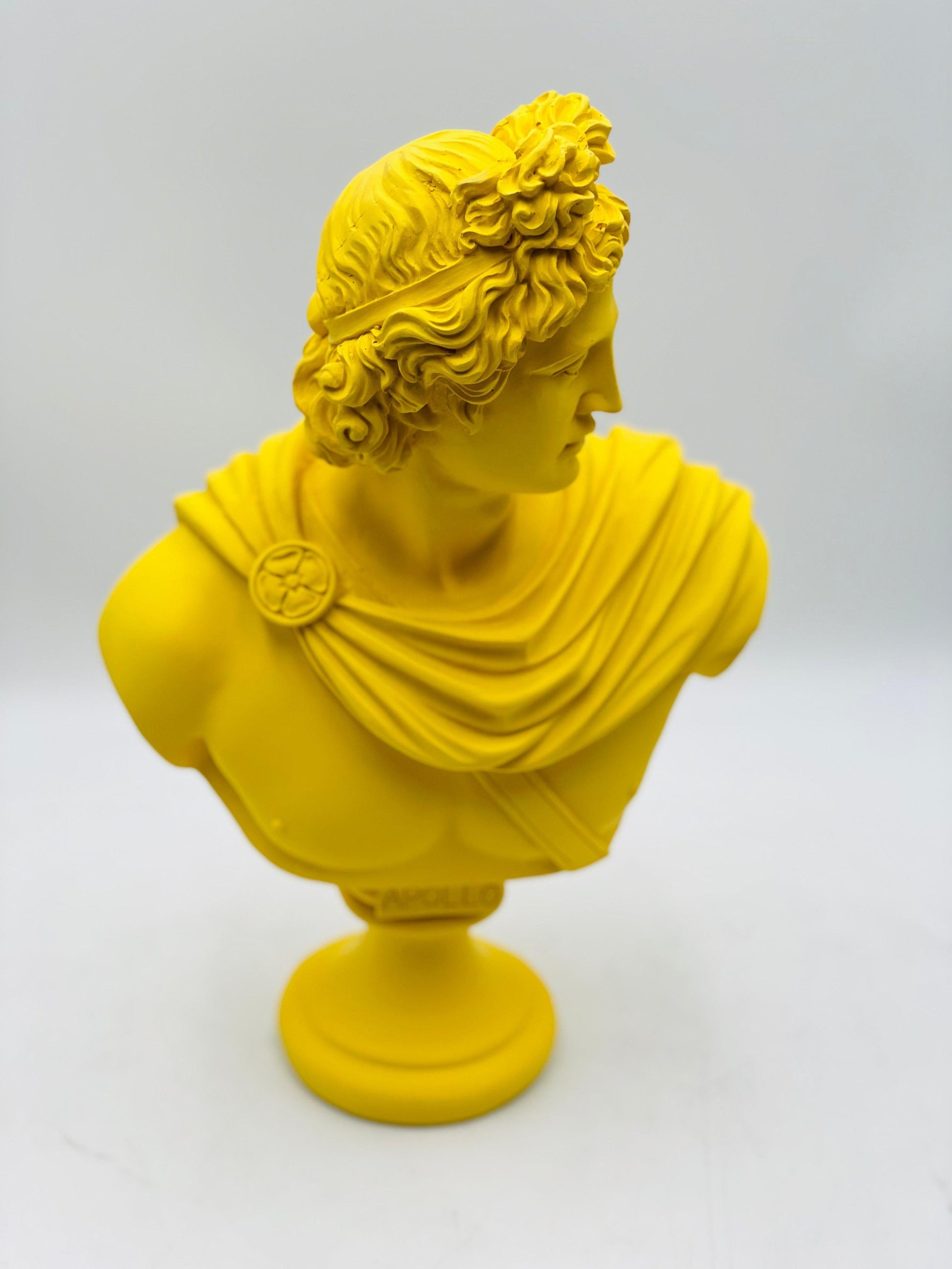 Sarı Apollo Heykeli | Pop Art & Modern Dekoratif Heykel-Heykel-And Iconic Art Store-NowShopFun