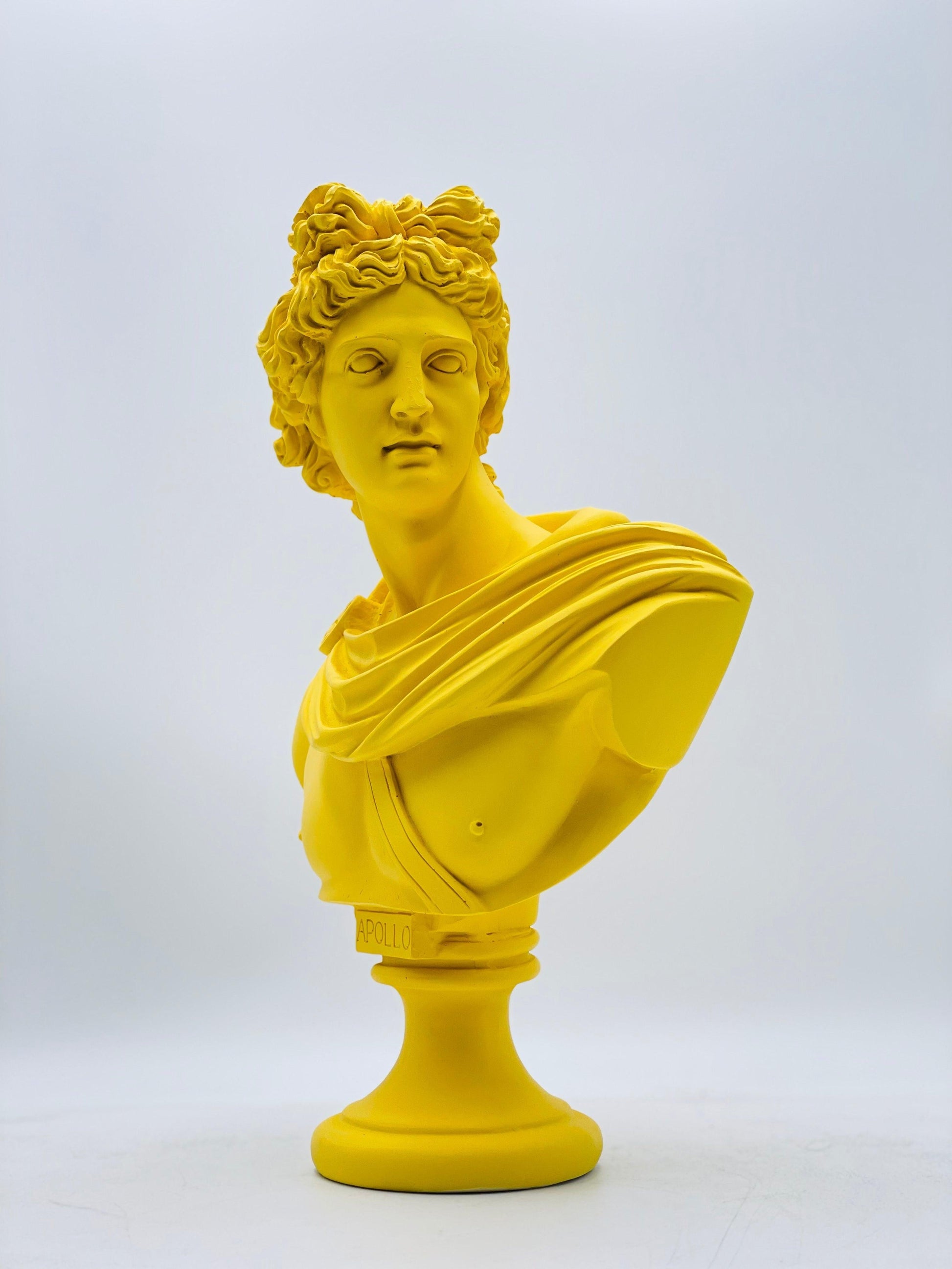 Sarı Apollo Heykeli | Pop Art & Modern Dekoratif Heykel-Heykel-And Iconic Art Store-NowShopFun