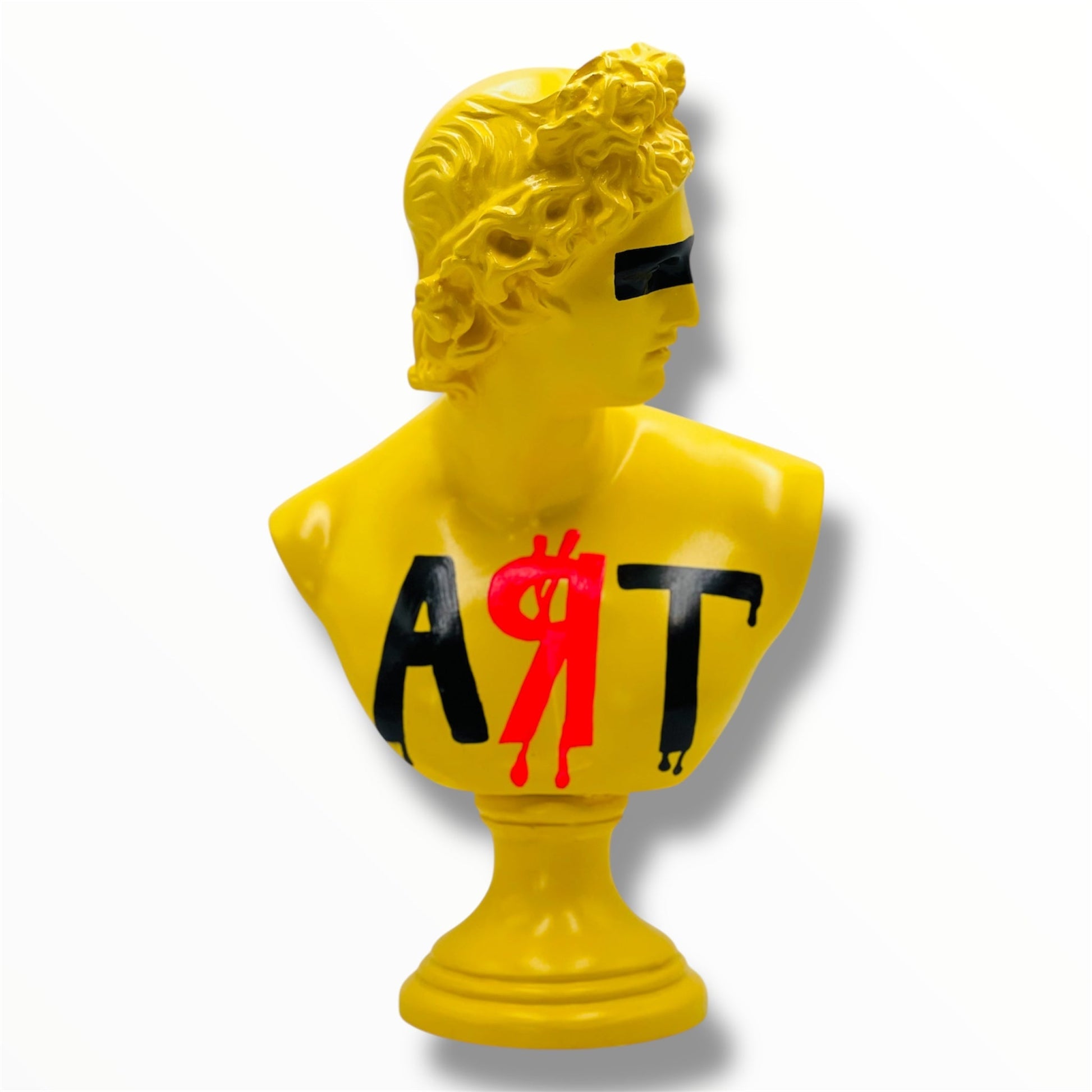 Sarı Apollo Street Art Heykel-Heykel-And Iconic Art Store-NowShopFun
