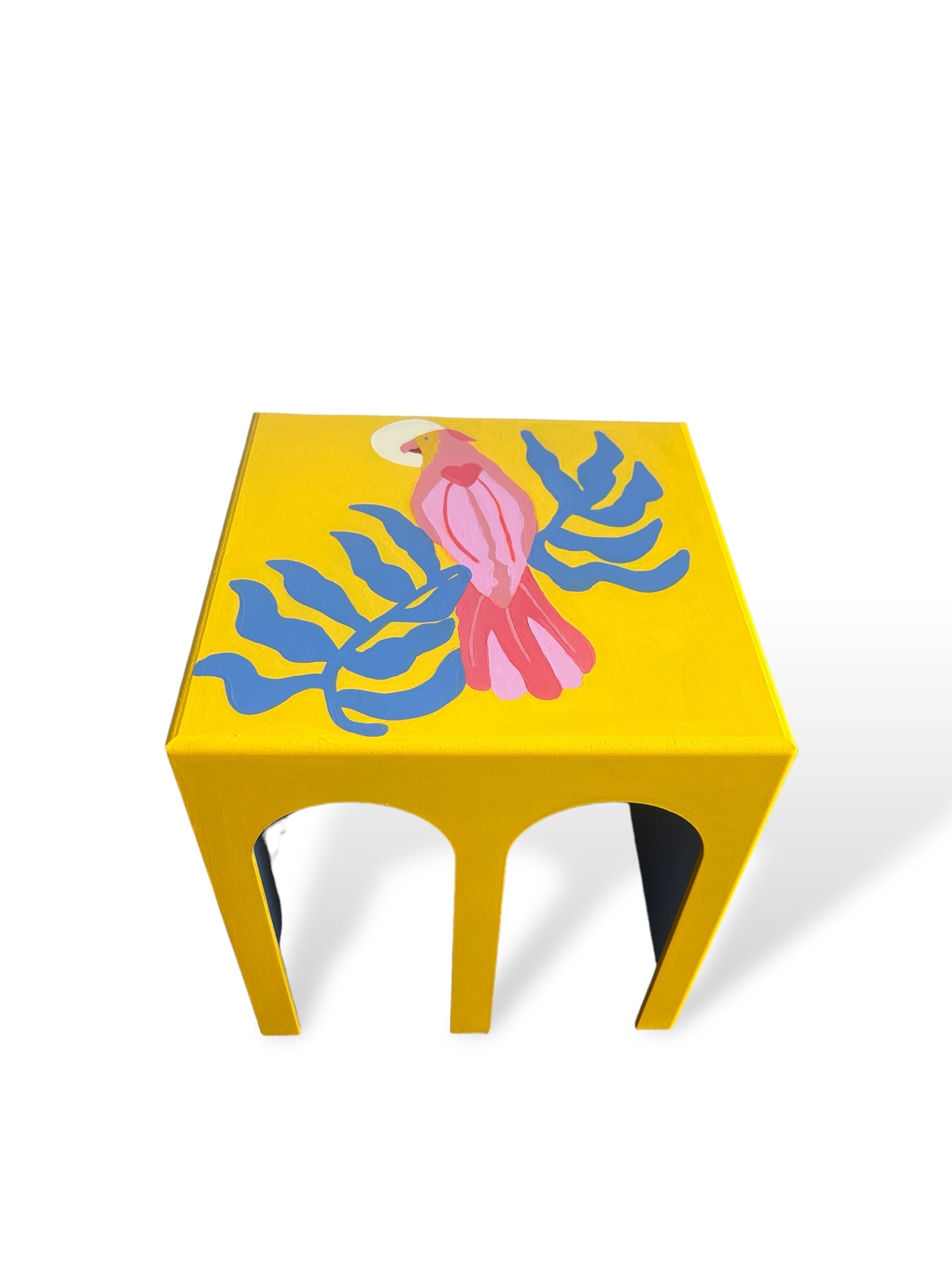 Sarı Arch Ahşap Sehpa-Sehpa-Box Co Concept-NowShopFun