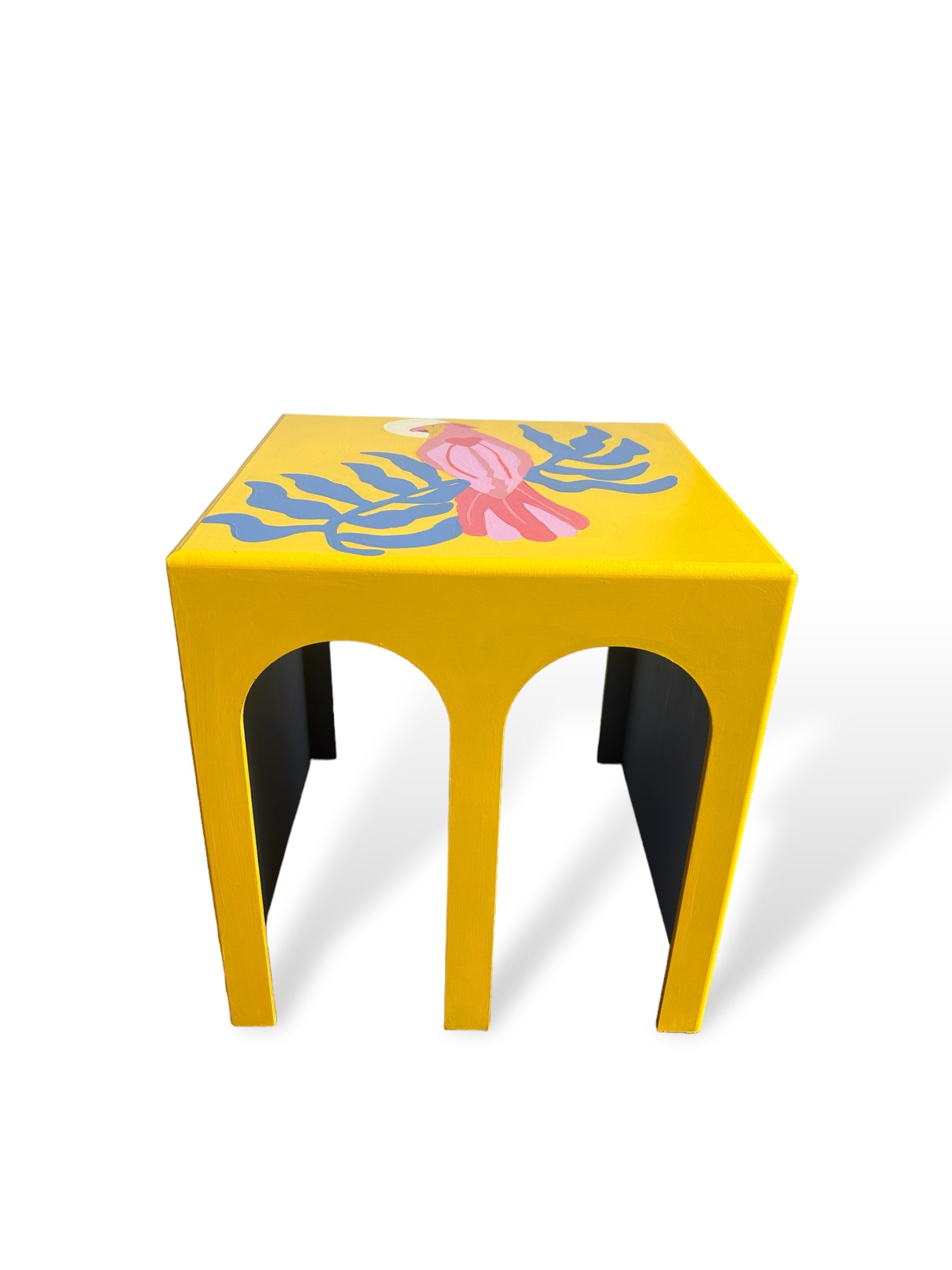 Sarı Arch Ahşap Sehpa-Sehpa-Box Co Concept-NowShopFun