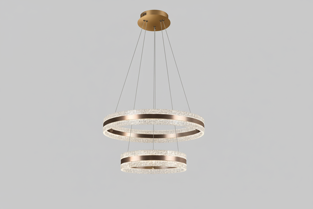 Modern Aydınlatma Bronz Sarkıt