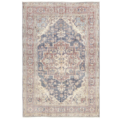 Satu Rustic Patterned Hand-Woven Carpet 229X348 Cm