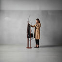 Saye Bordo Krom Modern Metal Portmanto Ayaklı Askılık-ASKILIK-Nihat Evcim-NowShopFun