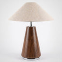 Scandi Ceviz Ahşap Abajur-Abajur-Pinot Interior-NowShopFun