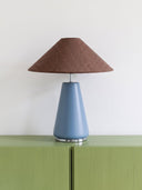 Scandi Mavi Ahşap Abajur-Abajur-Pinot Interior-NowShopFun