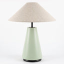 Scandi Yeşil Ahşap Abajur-Abajur-Pinot Interior-NowShopFun
