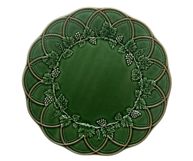 Woods Yeşil Seramik Tabak