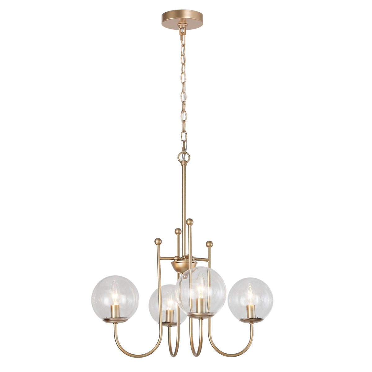 Şeffaf Camlı Avize