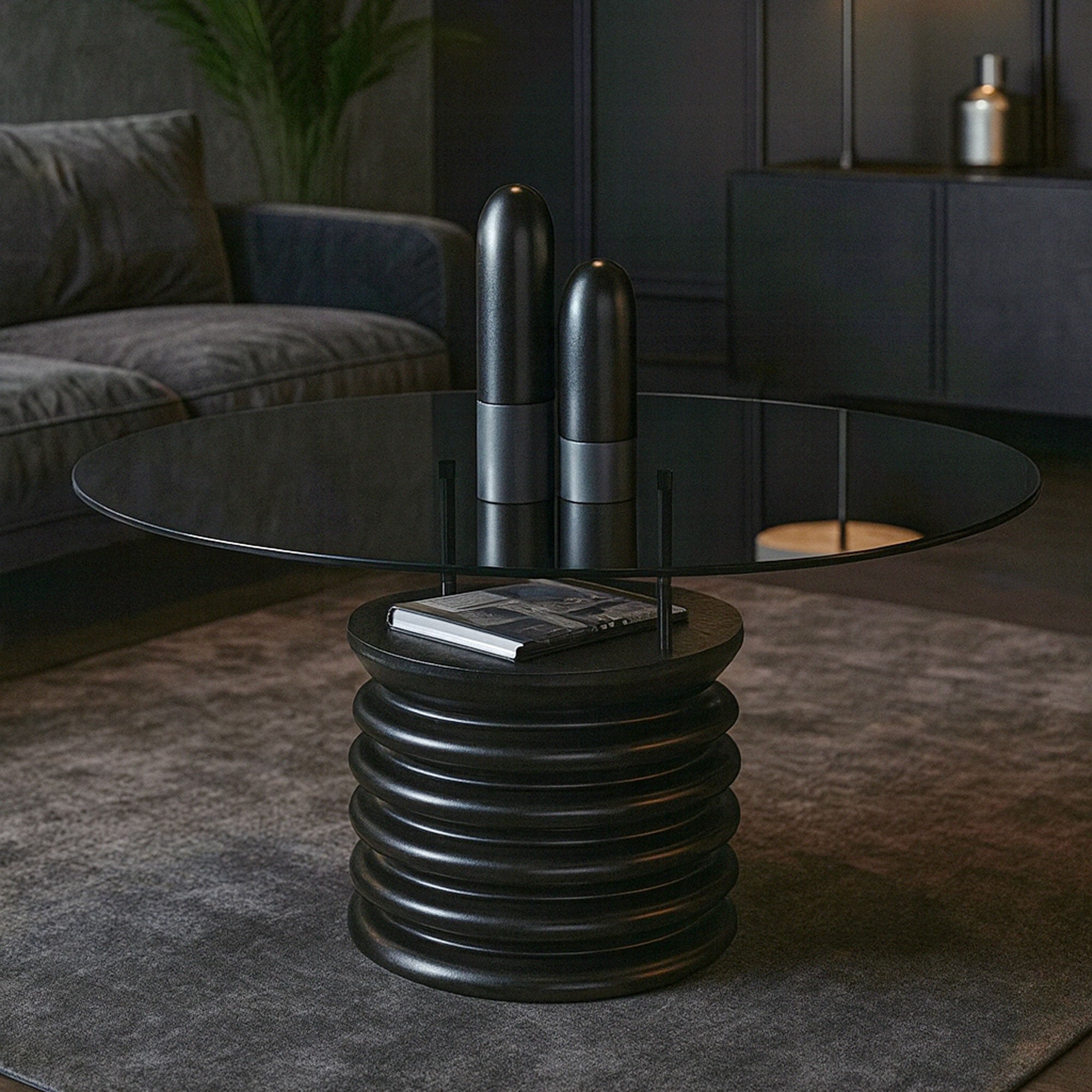 Sofra Cam Orta Sehpa