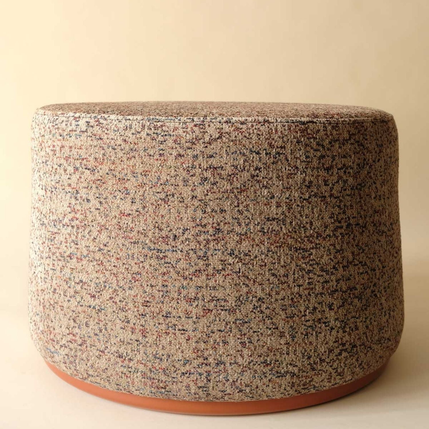 Selene Çok Renkli Yuvarlak Puf