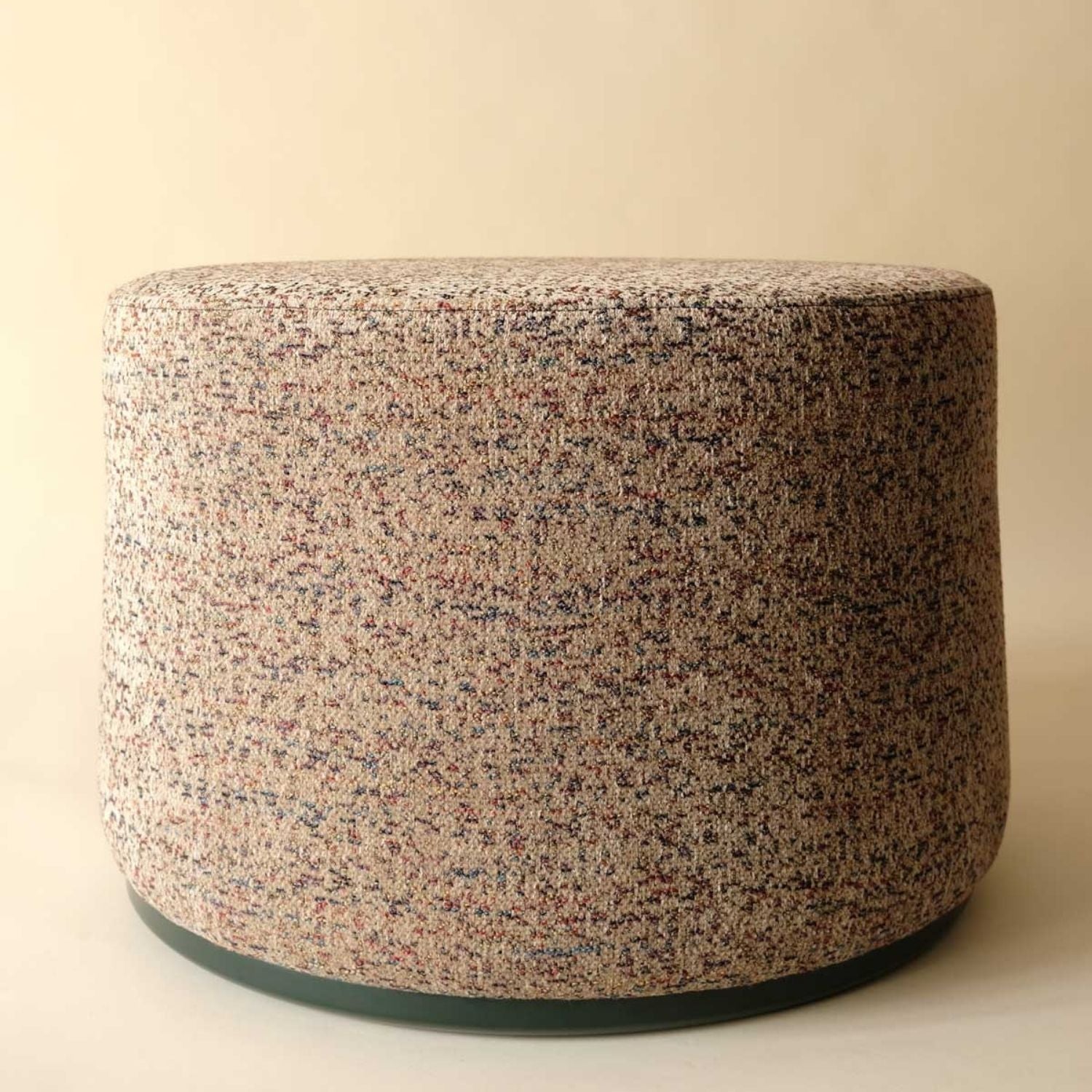 Selene Çok Renkli Yuvarlak Puf