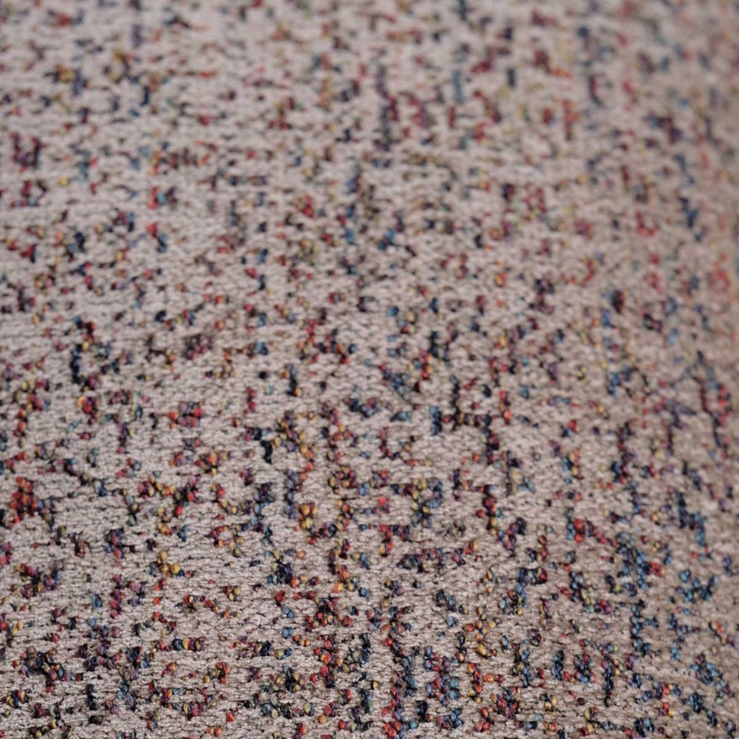 Selene Çok Renkli Yuvarlak Puf