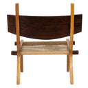 Sentetik Rattan İp Oturumlu Masif Teak Sırtlıklı Lounge Sandalye-Artika Design-NowShopFun