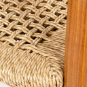Sentetik Rattan İp Oturumlu Teak Kolçaklı Sandalye-Artika Design-NowShopFun