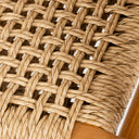 Sentetik Rattan İp Oturumlu Teak Kolçaklı Sandalye-Artika Design-NowShopFun