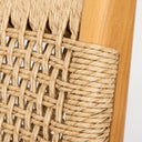 Sentetik Rattan İp Oturumlu Teak Lounge Sandalye-Artika Design-NowShopFun
