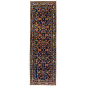 Sera Floral Desenli El Dokuma Yün Halı 100X313 Cm
