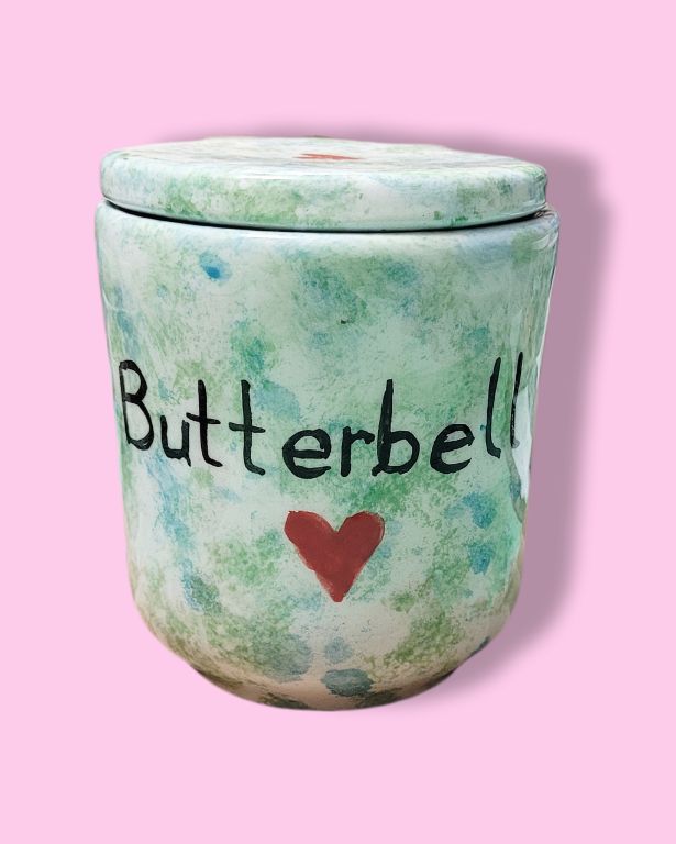 Seramik Butterbell-Tereyağı Kabı-Sesiber-9x11 cm-NowShopFun