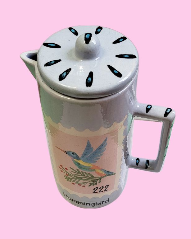 Seramik Çiçekli Sürahi 2-Sürahi-Sesiber-NowShopFun