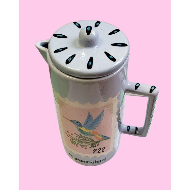 Seramik Çiçekli Sürahi 2-Sürahi-Sesiber-NowShopFun