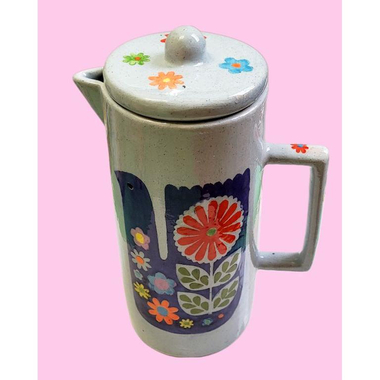 Seramik Kuşlu Sürahi-Sürahi-Sesiber-NowShopFun