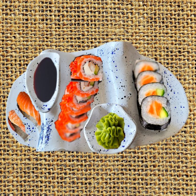 Seramik Sushi Tabağı, Büyük-Tabak-Sesiber-NowShopFun