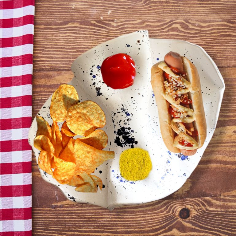 Seramik Sushi Tabağı, Orta-Tabak-Sesiber-NowShopFun