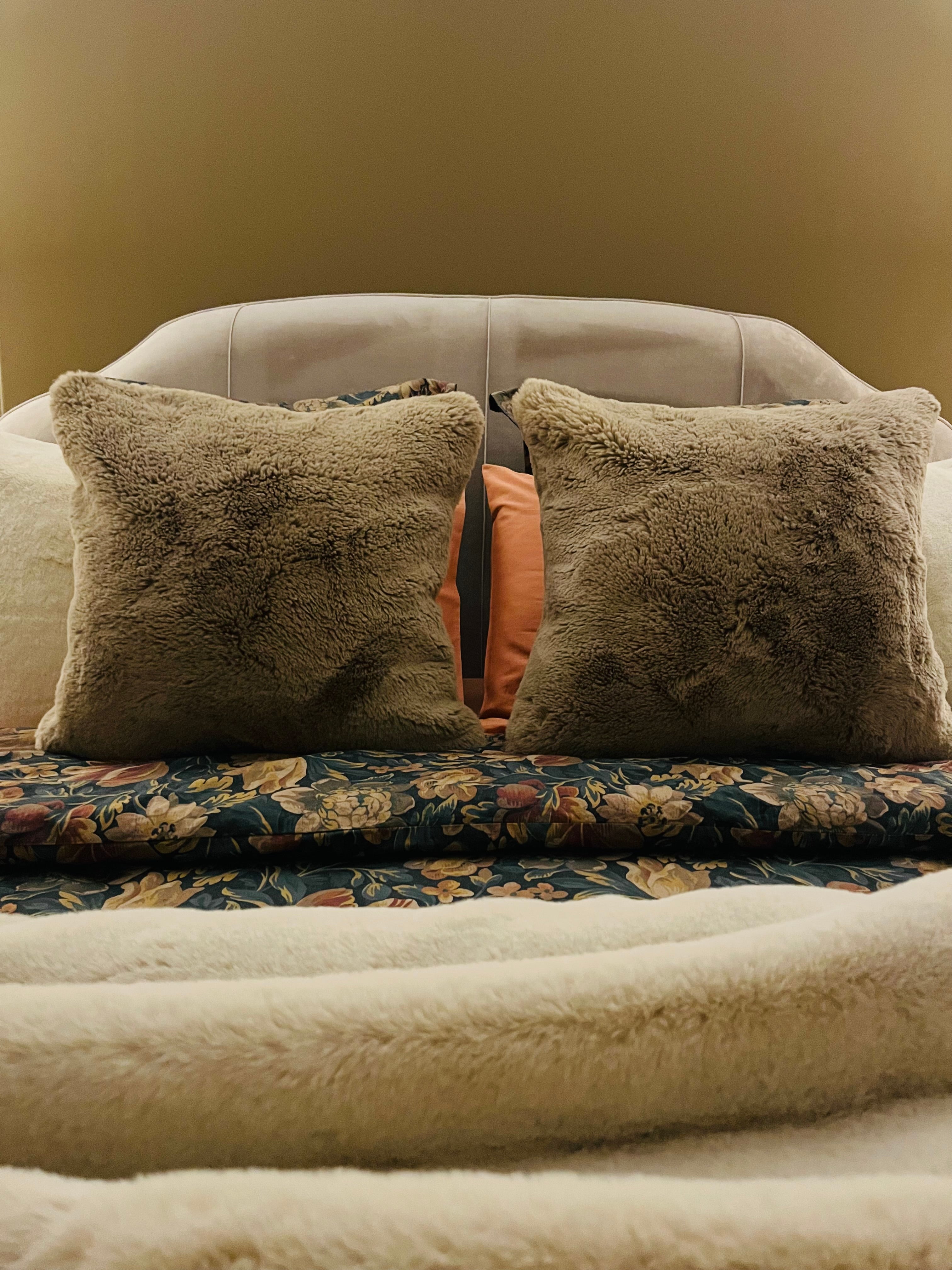 Seth Suni Kürk Kırlent Kılıfı