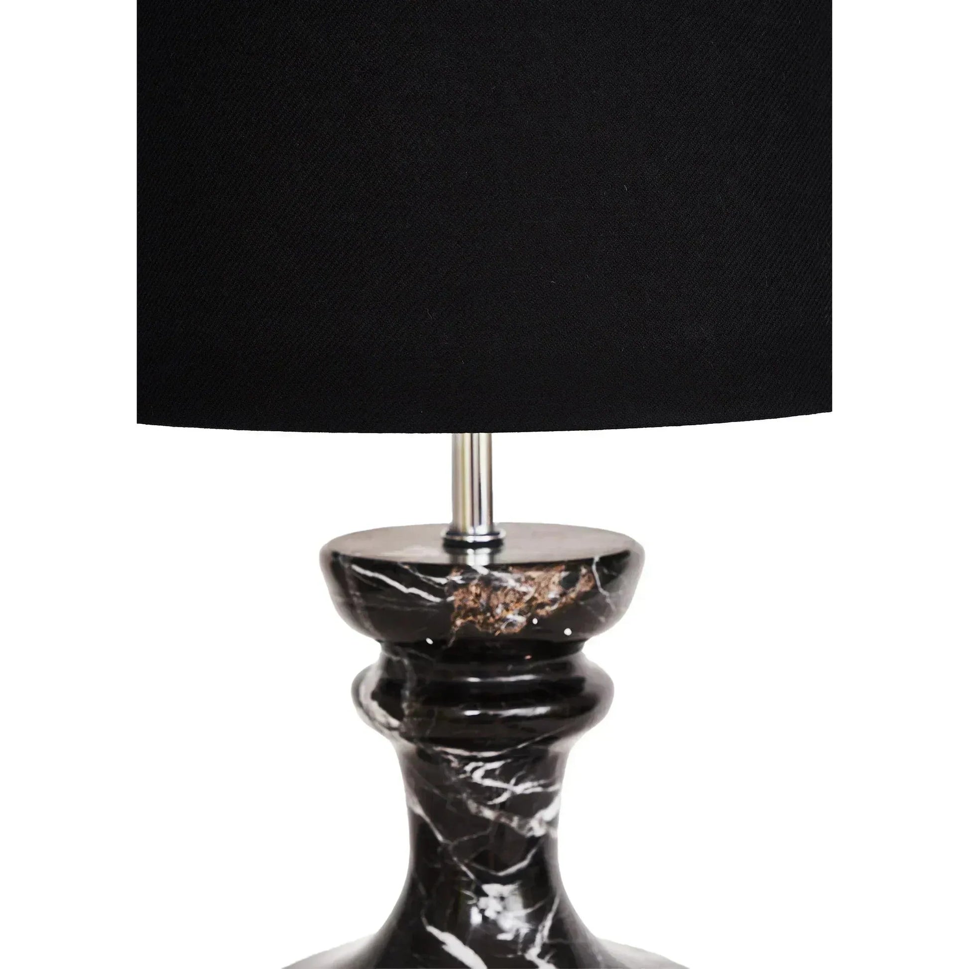 Sette Toro Siyah Mermer Abajur