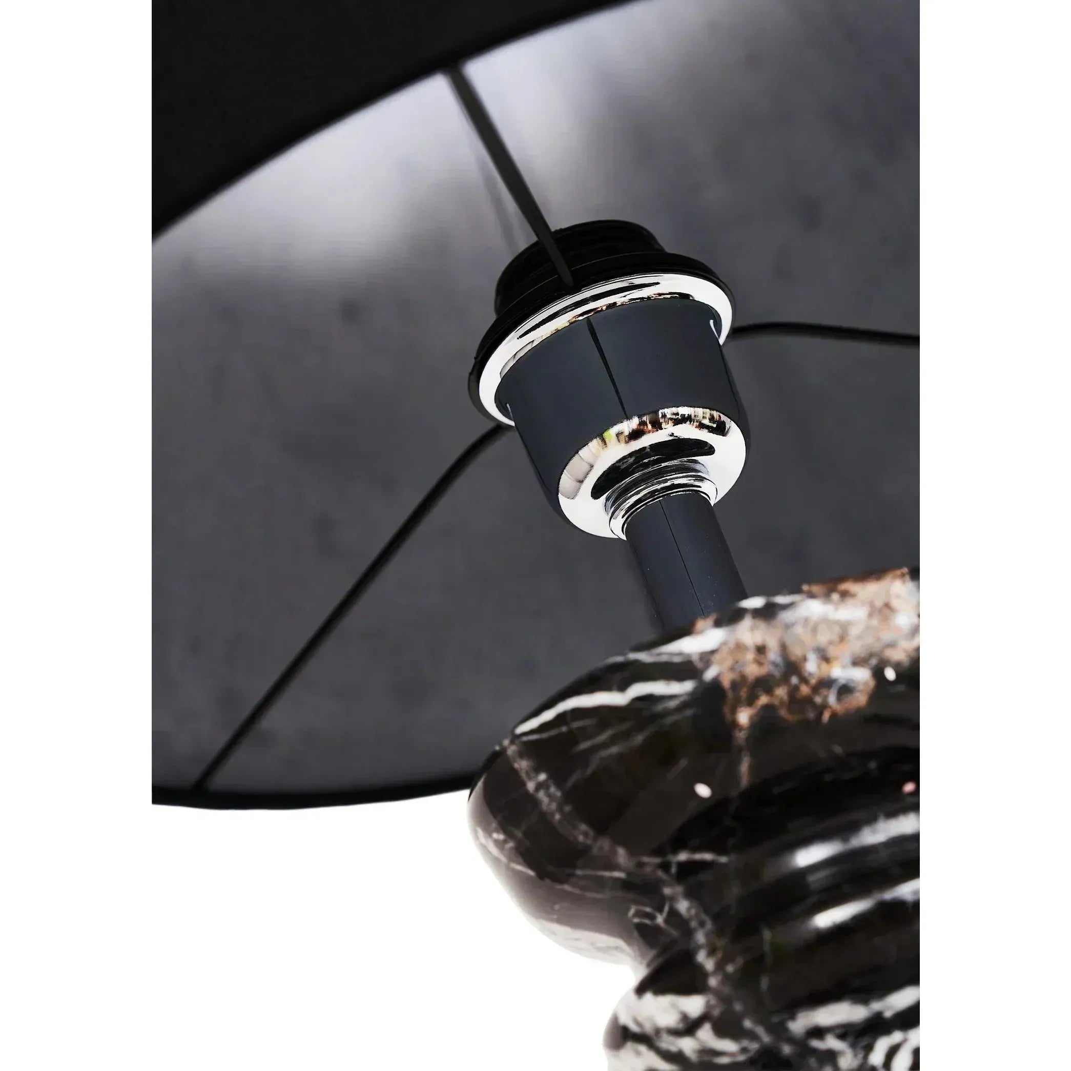 Sette Toro Siyah Mermer Abajur