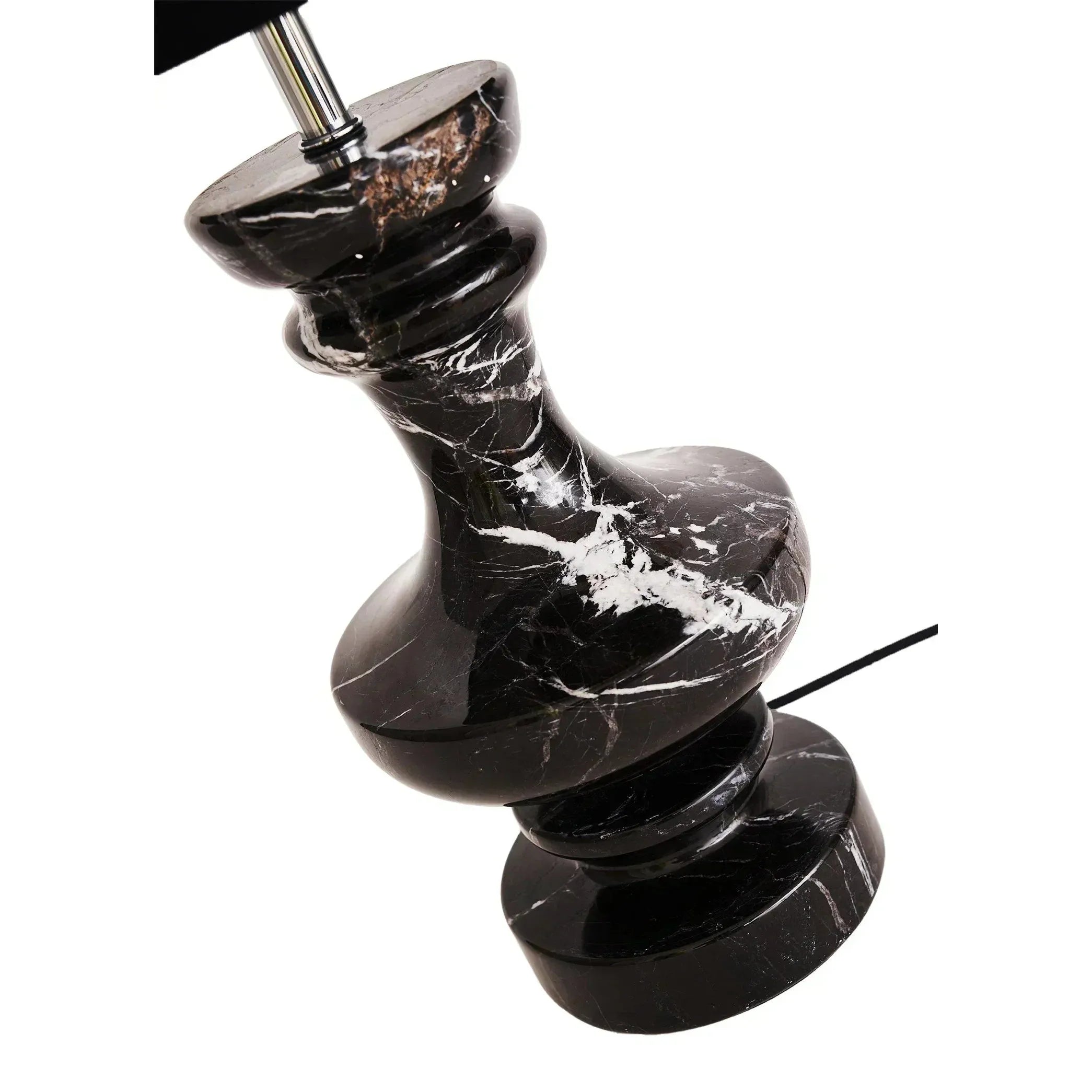Sette Toro Siyah Mermer Abajur