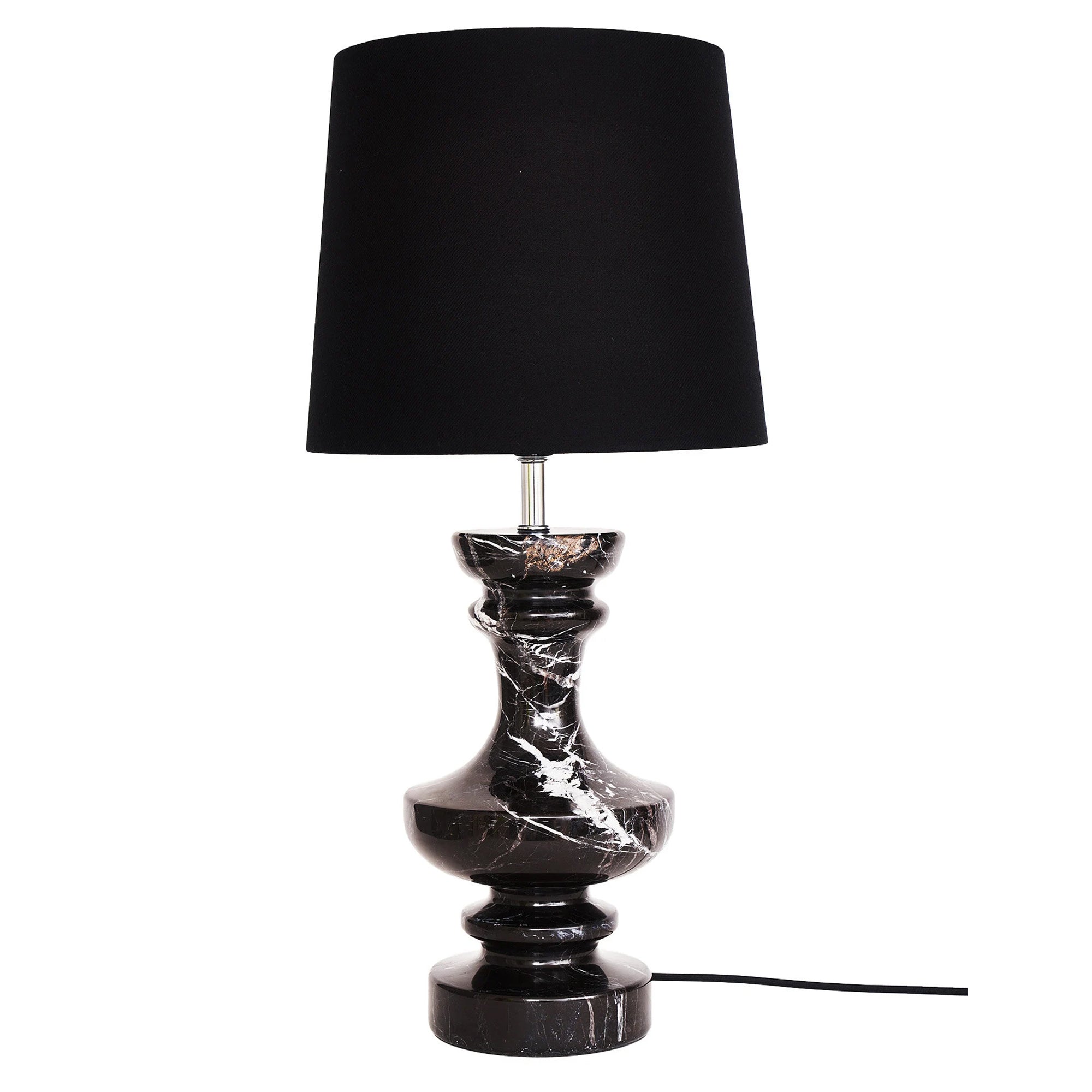 Sette Toro Siyah Mermer Abajur