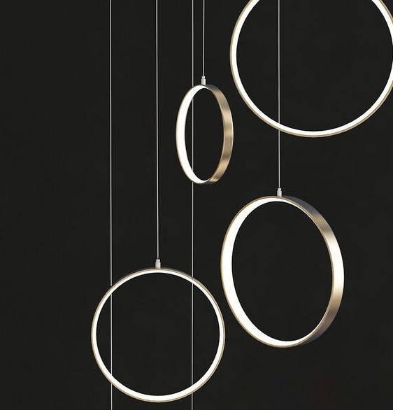 Shackles Yüksek Tavan Led Avize, Galeri Boşluğu, Loft Tipi Daireler, Lobi