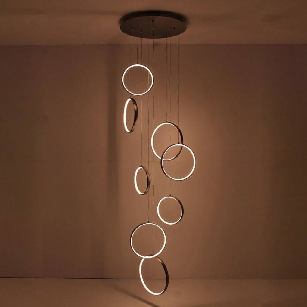 Shackles Yüksek Tavan Led Avize, Galeri Boşluğu, Loft Tipi Daireler, Lobi