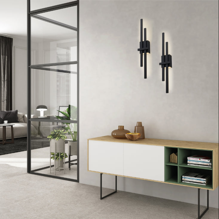 Shadow Apli̇K 1l Black Ø11x54 Cm Led 2x6w 3000k