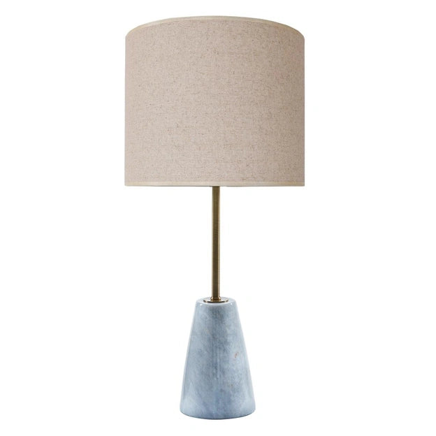 Shorty Cone Gri Mermer Abajur