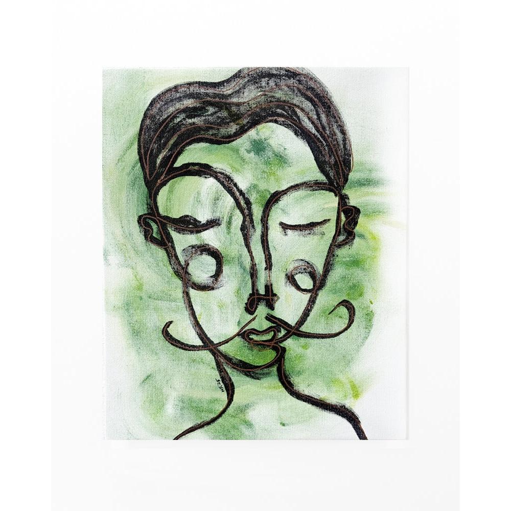 Kanvas Renkli Portre Serisi - 04