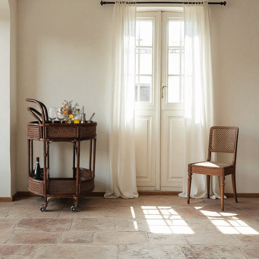 Shuttle Rattan Servis Arabası-Servis Arabası-Lo-Fi House-NowShopFun